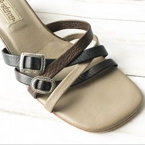 Brighton | Angie Brown Tan Strappy Heels | 8M